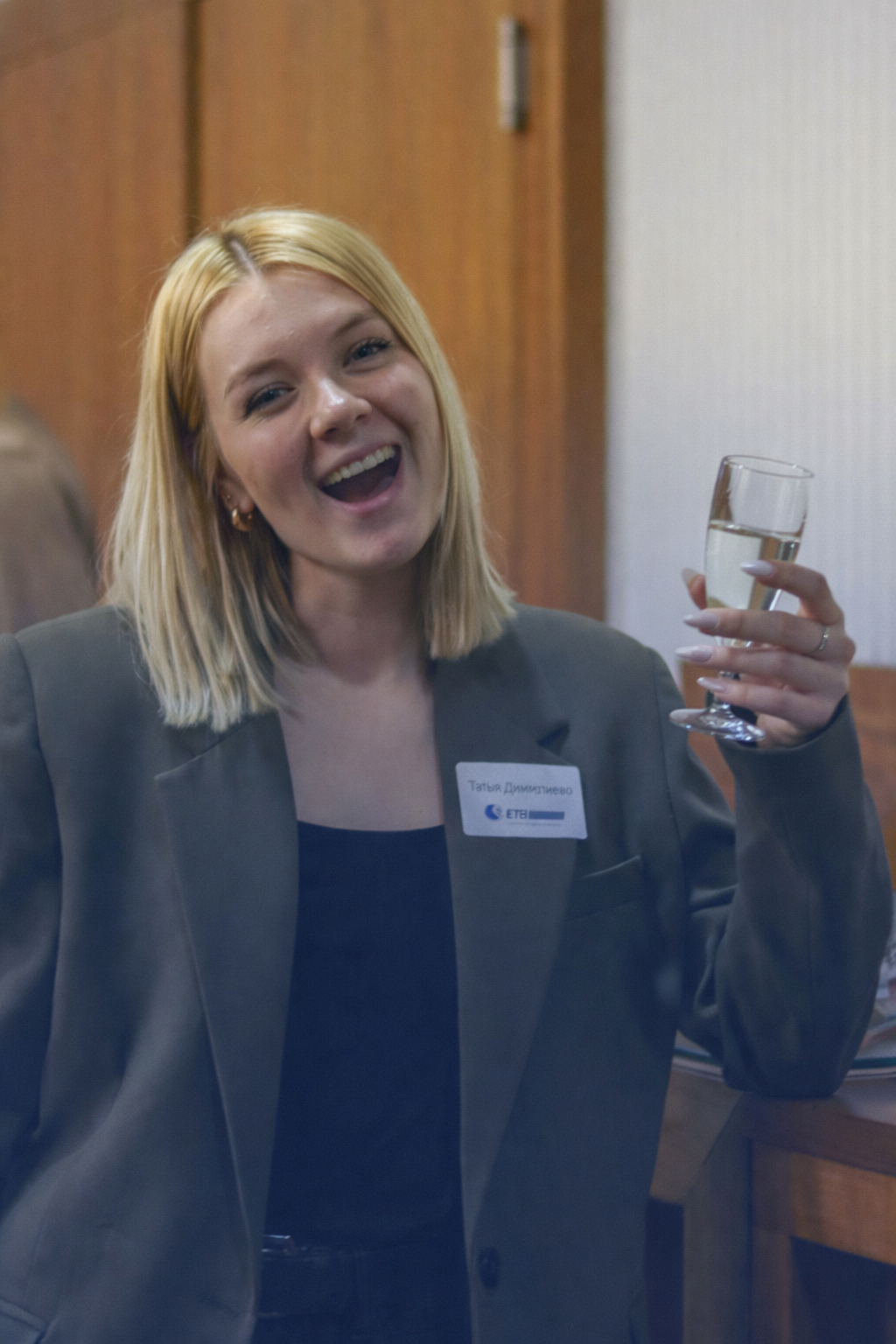 Students at career fair